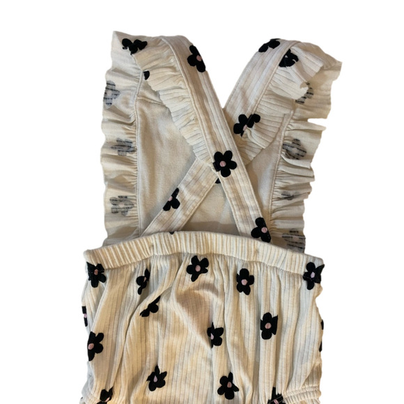 Baby Girls' Romper - Cat & Jack™, Color: Off-White, Size: 6-9M - Picture 3 of 8